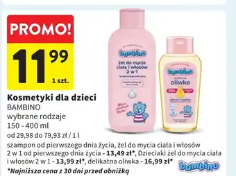 Intermarche Oliwka z nnkt (witaminą f) Bambino oferta