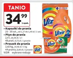 Intermarche Kapsułki do prania fairy expert Vizir Platinum Pods oferta