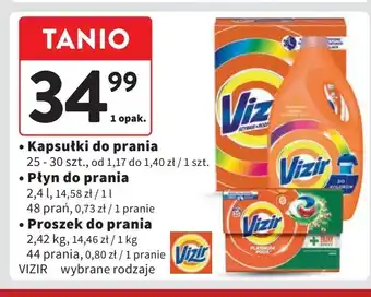 Intermarche Kapsułki do prania fairy expert Vizir Platinum Pods oferta