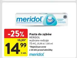 Intermarche Pasta do zębów ochrona dziąseł Meridol oferta