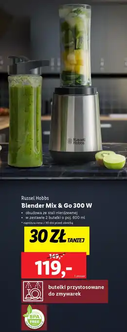 Lidl Russell Hobbs Blender Mix & Go oferta