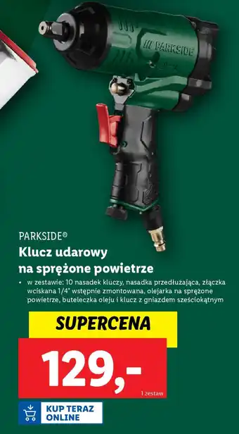 Lidl PARKSIDE Klucz udarowy na sprężone powietrze oferta