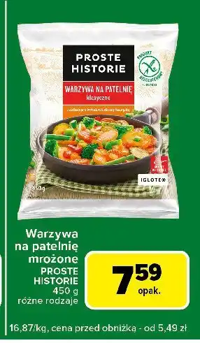 Carrefour Express Warzywa na patelnię klasyczne Iglotex proste historie oferta