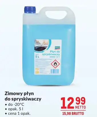 Makro Płyn do spryskiwaczy zimowy Netto oferta