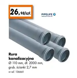 Bricoman Rura kanalizacyjna PipeLife oferta