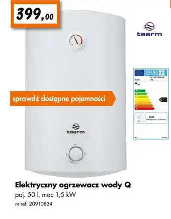 Bricoman Ogrzewacz wody Teerm oferta