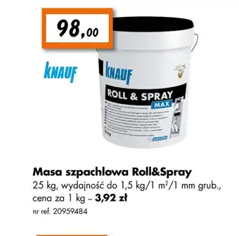 Bricoman Masa szpachlowa Knauf oferta