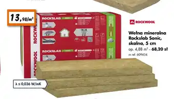 Bricoman Wełna mineralna Rockwool oferta