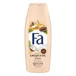 Auchan Fa Cream & Oil Cacao Kremowy żel pod prysznic 400 ml oferta