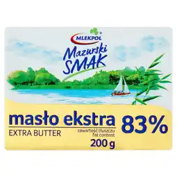 Auchan Mlekpol Mazurski Smak Masło ekstra 200 g oferta