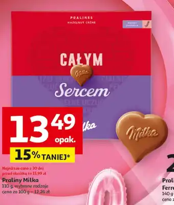 Auchan Praliny Milka oferta