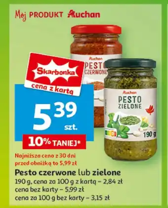 Auchan Pesto Auchan oferta