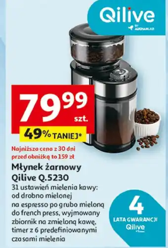 Auchan Młynek żarnowy Qilive oferta