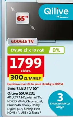 Auchan Smart tv Qilive oferta