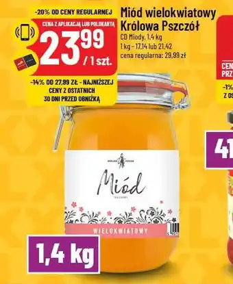 Polomarket Miód wielokwiatowy Królowa Pszczół oferta