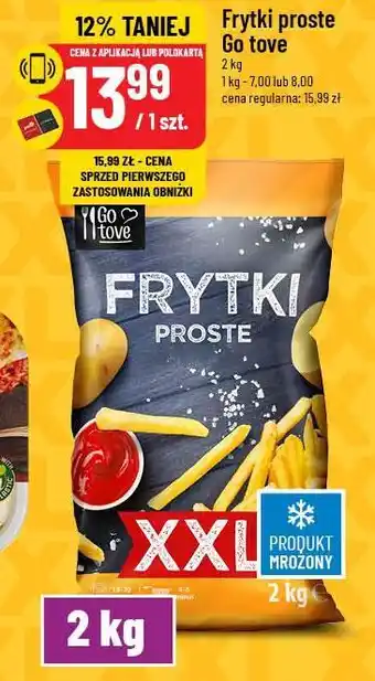 Polomarket Frytki proste Go tove oferta