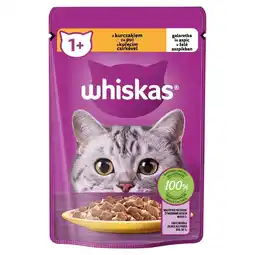 Topaz Whiskas Mokra karma dla kotów z kurczakiem galaretka 85 g oferta