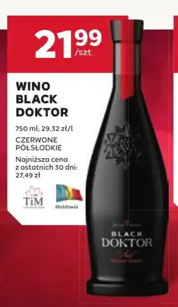 Stokrotka Wino półsłodkie Black Doktor oferta