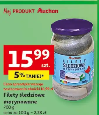 Auchan Filety śledziowe Auchan oferta