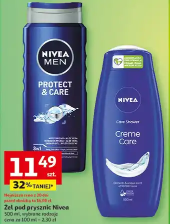 Auchan Żel pod prysznic Nivea oferta