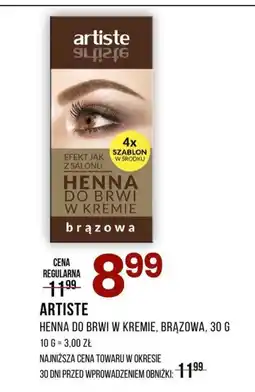 Drogerie Natura Henna do brwi Artiste oferta