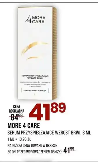 Drogerie Natura Serum do brwi 4 More Care oferta