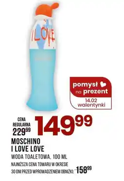 Drogerie Natura Woda toaletowa Moschino oferta