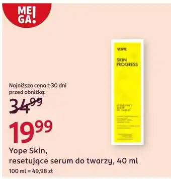 Rossmann Serum do twarzy Yope oferta