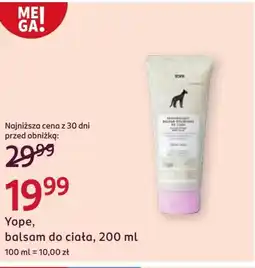 Rossmann Balsam do ciała Yope oferta