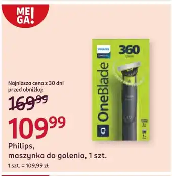 Rossmann Maszynka do golenia Philips oferta