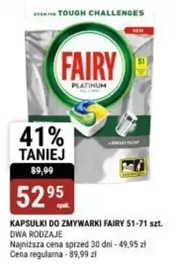 bi1 KAPSUŁKI DO ZMYWARKI FAIRY 51-71 szt. oferta