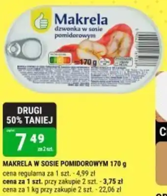 bi1 MAKRELA W SOSIE POMIDOROWYM oferta