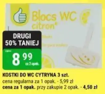 bi1 KOSTKI DO WC CYTRYNA 3 szt. oferta