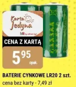 bi1 BATERIE CYNKOWE LR20 2 szt. oferta