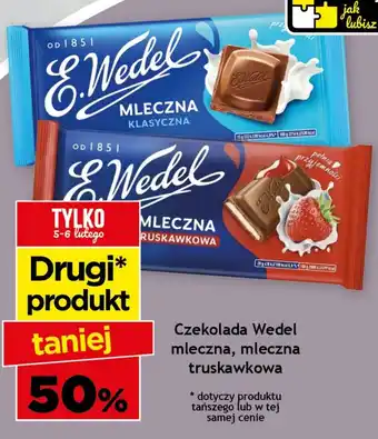 Gram Market Czekolada Wedel mleczna, mleczna truskawkowa oferta