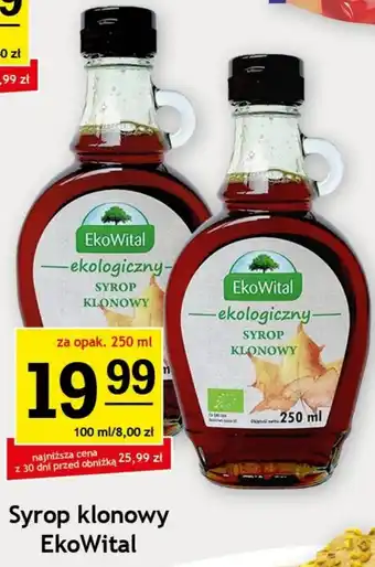 Gram Market Syrop klonowy EkoWital oferta