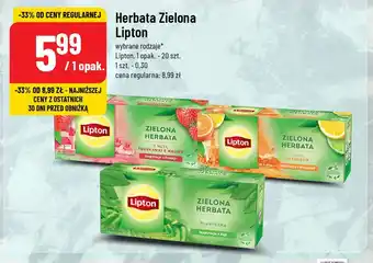 Polomarket Herbata z nutą truskawki i maliny Lipton green tea oferta