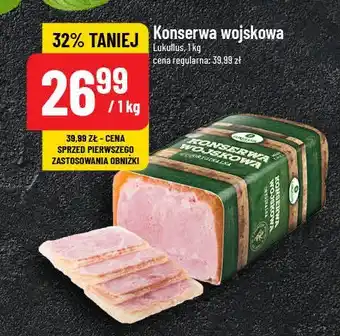 Polomarket Konserwa wojskowa Lukullus oferta