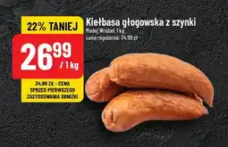 Polomarket Kiełbasa głogowska z szynki Madej & wróbel oferta