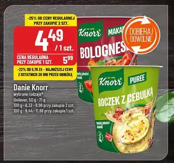 Polomarket Puree boczek z cebulką Knorr danie oferta