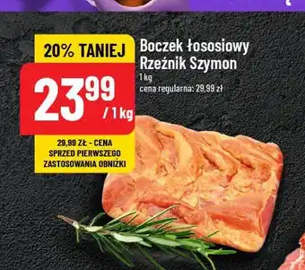 Polomarket Boczek łososiowy Rzeźnik szymon poleca oferta