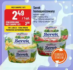 Polomarket Serek homogenizowany truskawkowy Piątnica oferta