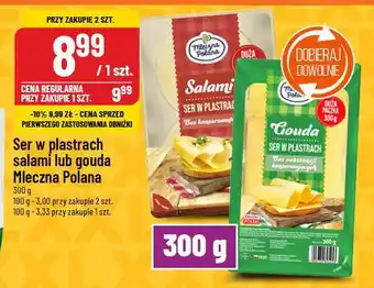 Polomarket Ser salami Mleczna polana oferta