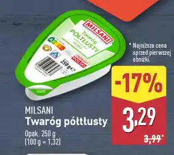 ALDI MILSANI Twaróg półtłusty oferta