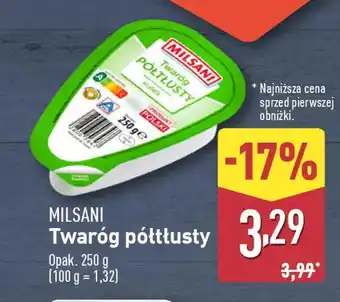 ALDI MILSANI Twaróg półtłusty oferta