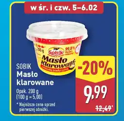 ALDI SOBIK Masło klarowane oferta