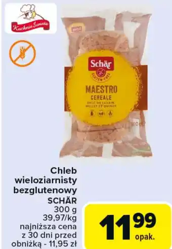 Carrefour Chleb wieloziarnisty bezglutenowy SCHÄR oferta