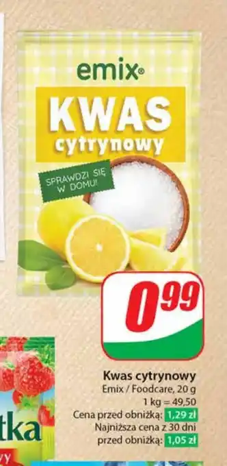 Dino Kwas cytrynowy Emix oferta