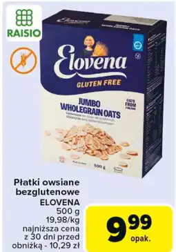 Carrefour Płatki owsiane bezglutenowe ELOVENA oferta