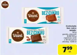 Carrefour Czekolada bez cukru WAWEL oferta